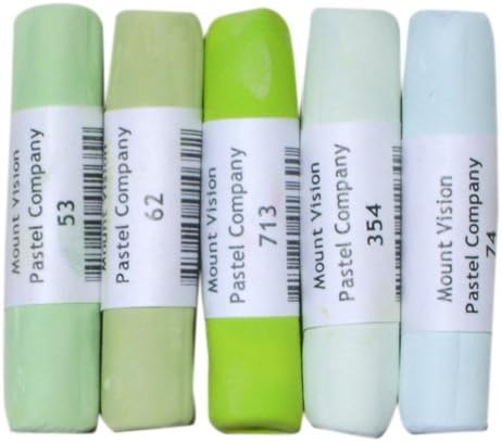 Mount Vision Pastel Company 5-Piece Light Green Set