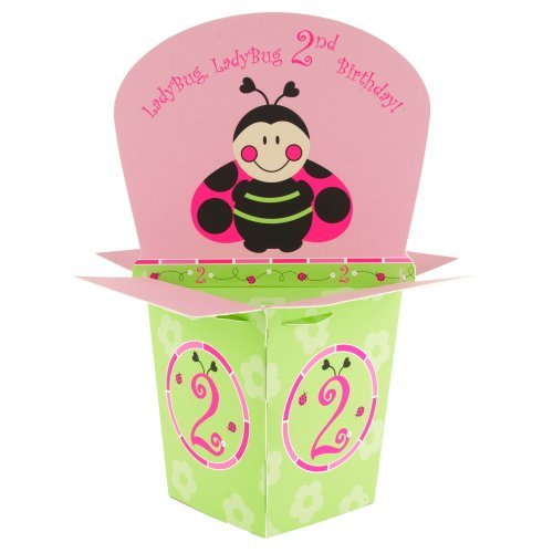 Ladybugs: Oh So Sweet 2nd Birthday Centerpiece Party Supplies