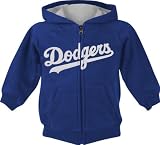 Los Angeles Dodgers Royal Blue Youth Fleece Full-Zip Hooded Sweatshirt
