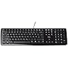 AmazonBasics Schnurgebundene Tastatur QWERTZ / Deutsches Tastaturlayout (schwarz)