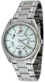 Orient #CEM5J005W Men's Multi Position Calendar Self Winding Automatic Watch