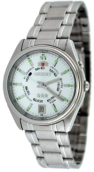 Orient #CEM5J005W Men's Multi Position Calendar Self Winding Automatic Watch