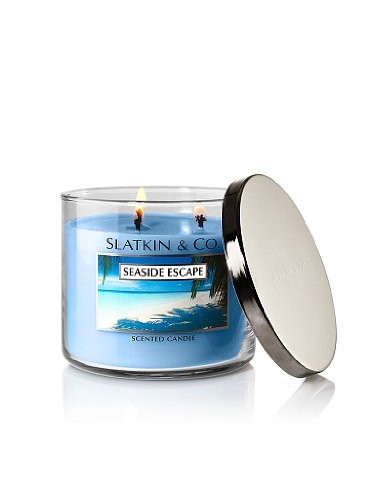 Bath and Body Works Slatkin & Co Seaside Escape Scented Candle - 14.5oz Filled Candle