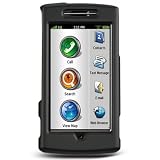 Crystal Hard Black Rubberized Faceplate Cover Case for ASUS GARMIN NUVIFONE G60 [WCP494]
