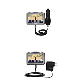 Essential Kit for the TomTom Go 920 includes a Car and Wall Charger - Gomadic Brand w/ TipExchange Technology