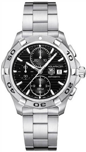 Tag Heuer Aquaracer Automatic Black Dial Chronograph Mens Watch CAP2110.BA0833