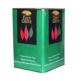 Eden Grove Green Tea Jasmine & Orange, 16-Ounce Tin