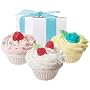 Fizzy Baker Cupcake Trio Bath Bomb Gift Box