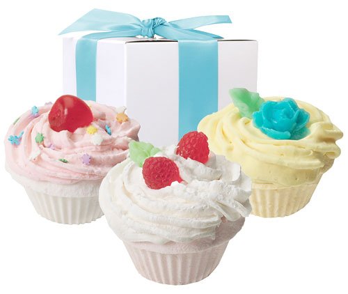 Fizzy Baker Cupcake Trio Bath Bomb Gift Box under The Beauty Store