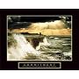 Commitment Motivational Poster Inspirational Art Print Couple Crashing Wave