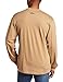 Key Industries Men's Long Sleeve Heavyweight Pocket T-Shirt, Khaki, Medium