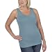Mossimo  Black Plus Scoop Microrib Tank -Subtropic Teal
