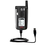 Classic Straight USB Cable for the Sanyo MVP EV-DO with Power Hot Sync and Charge capabilities - Gomadic Brand w/ TipExchange Technology