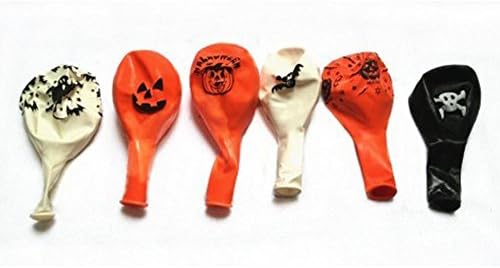 Halloween Balloons - Feymer™ 12" Latex Pumpkin Skull Ghost Balloons Party Decoration Trick (Mixed 30 Pack)