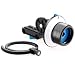 Quenox FF1 Sch�rfezieheinrichtung Follow-Focus f�r DSLR (z.B. Canon 5D Mark II, 7D, uvm.) und kleinere Kameras (Sony Nex, Samsung, Panasonic, Olympus MicroFourThirds) inkl. Zahnkranz passend f�r Rigs mit 15mm St�tzrohren (Abstand 60mm)