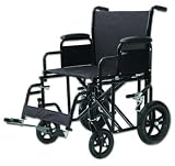 Heavy Duty TransPort Chair ISG9500BUR (Each) : Burgundy Seat 22W x 17.5D Seat to Floor Height : 20 Weight Capacity : 400 lbs Oversized