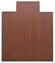 Anji Mountain Bamboo Chairmat & Rug Co. 44-Inch-by-52-Inch Roll-Up Bamboo Chairmat, Dark Cherry