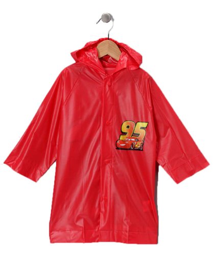 Disney Pixar Cars Lightning Mcqueen Boy's Red Rain Slicker - Toddler Sizes
