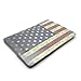 FOME American Flag Pattern See-Through Hard Shell Skin Case Cover for Apple 13 inch Aluminum Unibody Macbook Air + FOME Gift