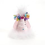 Boutique Light Pink White Birthday Party Hat Baby Toddler Little Girl