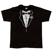 Tuxedo Black T-Shirt - Large