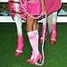 Katie Price Equestrian Knee High Socks, Pink