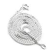 1mm Sterling Silver Box Chain available in 16", 18", 20", 24" or 30" Lengths, #8796