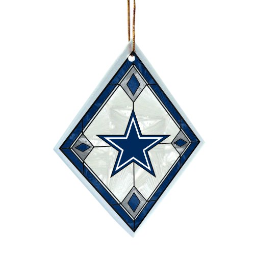 NFL Dallas Cowboys Art Glass Ornament