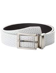 Nike Golf Mens Pin Dot Perf Reversible, White/Black, 34