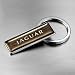 Jaguar Burlwood Walnut Key Chain