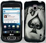 41nLPIeuFZL. SL160  Ace Skull Hard Snap On Case Cover Faceplate Protector for LG Optimus T P509 T Mobile / LG Phoenix P505 AT&T / LG Thrive P506 AT&T + Free Texi Gift Box