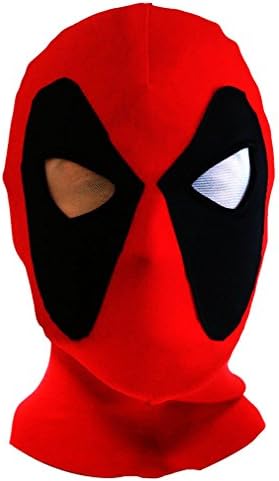 Fashion Cos Halloween mask Cosplay Costume Lycra Spandex Mask Red/Black Kids sizes