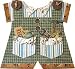 Sweet Chips Chipboard Folding Designs: Little Boy Outfit Set