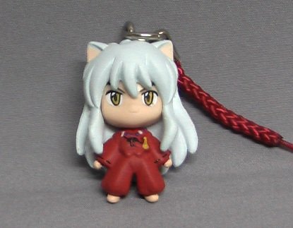 INUYASHA MINI FIGURE PHONE STRAP CHARM 3.5CM