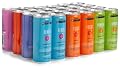 airforce Nutrisoda Rainbow Pack, Variety Pack with Immune, Calm, Focus, Radiant, Flex, Energize, Slender and Renew, 8.4-Ounce Cans (Pack of 24)