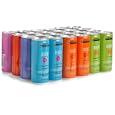 airforce Nutrisoda Rainbow Pack, Variety Pack with Immune, Calm, Focus, Radiant, Flex, Energize, Slender and Renew, 8.4-Ounce Cans (Pack of 24)
