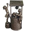 JACK AND JILL/ WATER FEATURE/ WELL/ BRONZE/ BRAND NEW