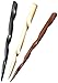 JWL (3) Different (1) Rosewood (1) Ebony & (1) Yellow Teak Conical Six (6) Inch Hair Sticks Picks Pic Pin Fork - Hawaiian Style