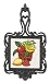 Square Iron Trivet - Bowl of Fruit
