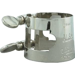 Bonade Alto Saxophone Ligature, Alto Sax - Brass - Inverted by 