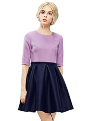 Elbow Length Sleeves Spring  Dress