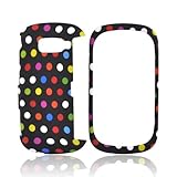 COLOR DOTS BLACK for LG Octane Rubberized Hard Case