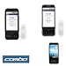Transparent Clear Snap On Crystal Case with Clip + Solid Black Rubberized Snap On Crystal Case with Clip + Clear Durable Reusable LCD Screen Protector for T-Mobile HTC G1 Google Phone Dream Smartphone