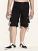 GUESS Park Ripstop Cargo Shorts, BLACK (36)