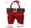 Set of 4 Santa Claus Pant Suit Christmas Gift Bags
