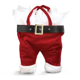 Santa Claus Pant Suit Christmas Gift Bag