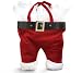 Set of 4 Santa Claus Pant Suit Christmas Gift Bags