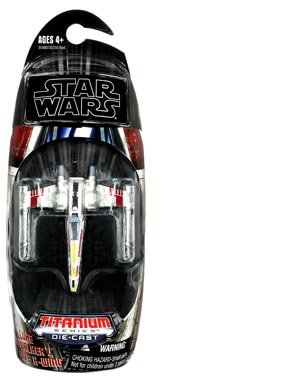 41nLXu1pOuL LUKE SKYWALKERS RED FIVE X WING Star Wars * 3 INCH * Titanium Series Die Cast Vehicle