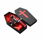 Red Cast Iron Liner Tattoo Machine Coffin Gun+Grip+Box e010605