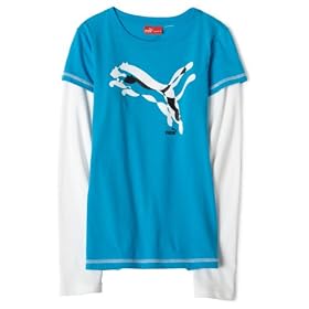 Puma Girls 7-16 Crew Neck Slider